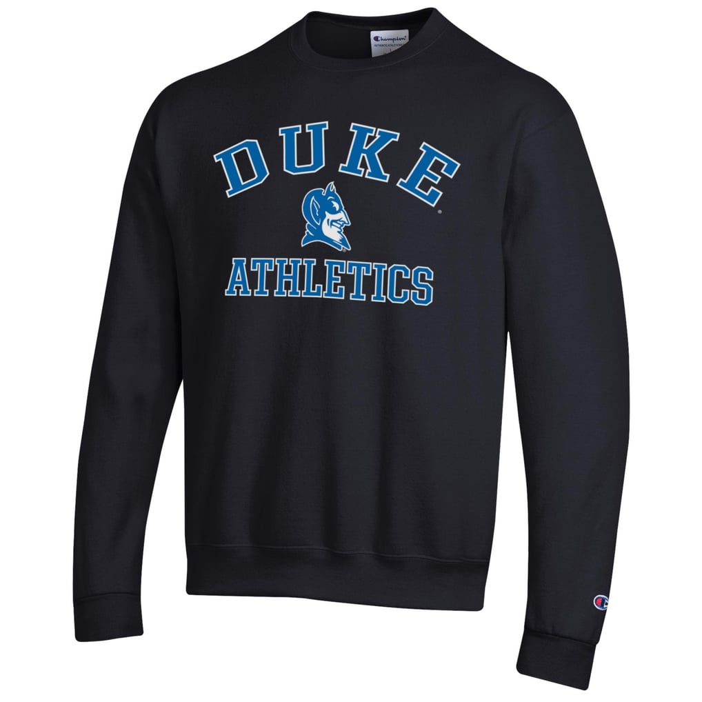  Duke Blue Devils Champion Arch Logo Athletics Pullover Sweatshirt - Black