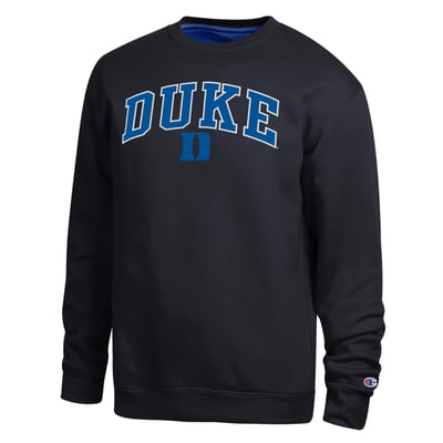  Duke Blue Devils Champion Arch Sweatshirt - Black