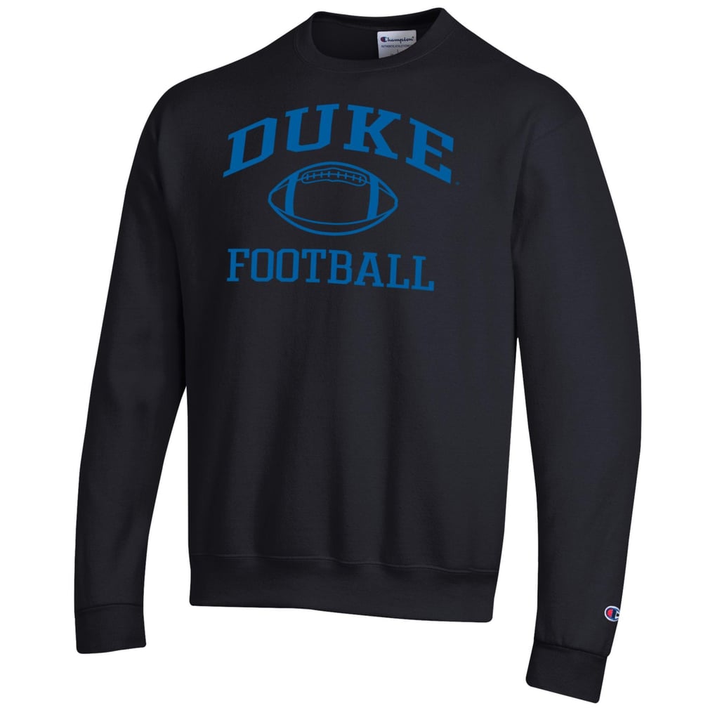 Duke Blue Devils Champion Football Icon Pullover Sweatshirt - Black