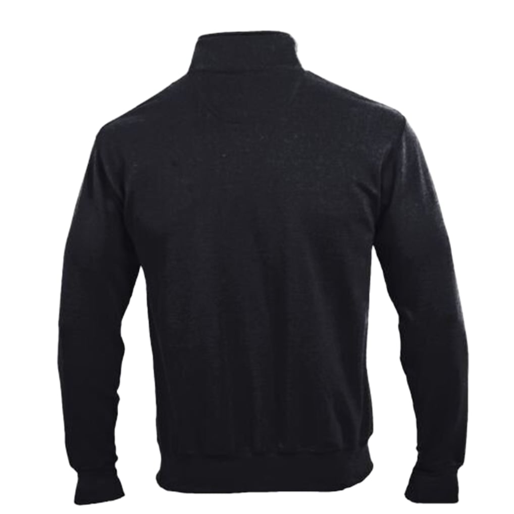  Duke Blue Devils Champion Powerblend Quarter-Zip Pullover - Black