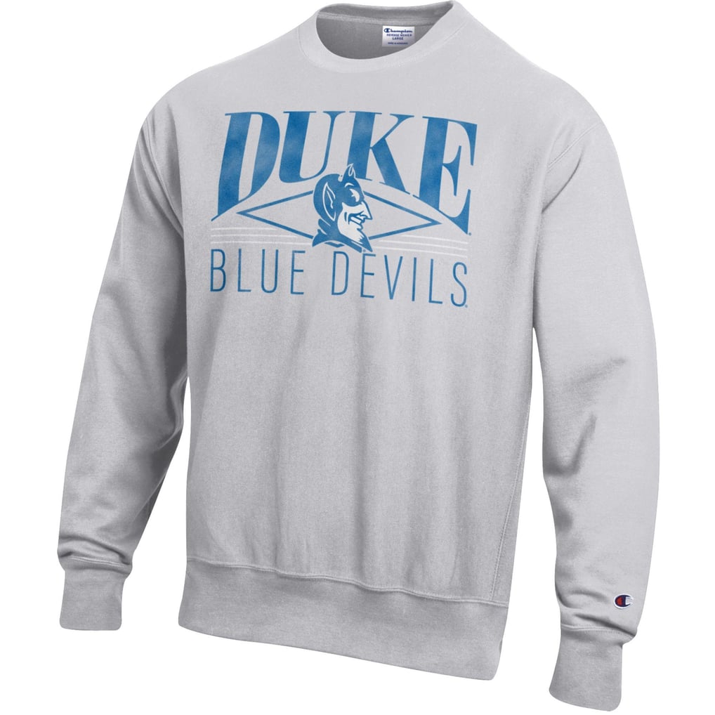 Duke Blue Devils Champion Reverse Weave Fleece Sweatshirt - Gray