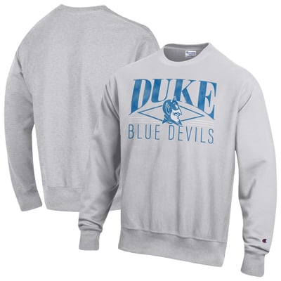 Duke Blue Devils Champion Reverse Weave Fleece Sweatshirt - Gray
