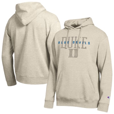  Duke Blue Devils Champion All-Star Neutral Stack Hoodie - Oatmeal