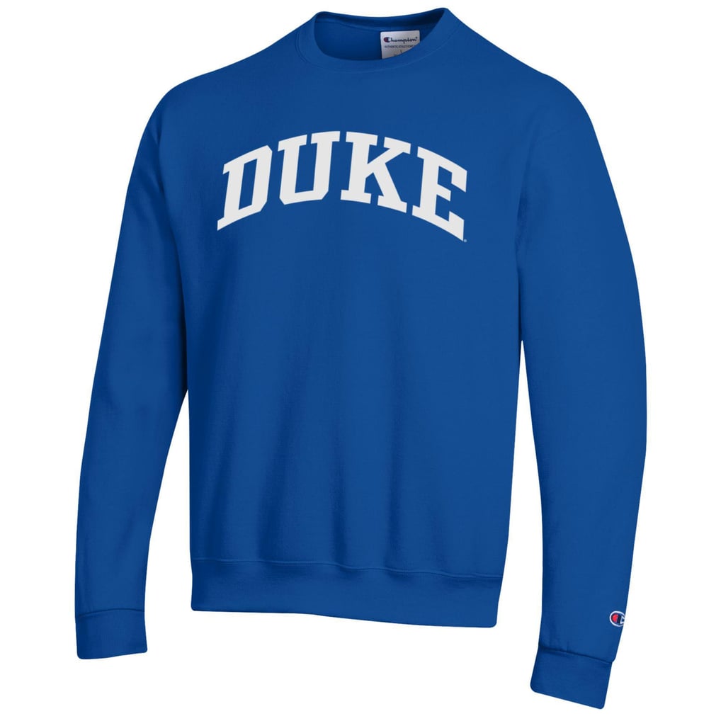  Duke Blue Devils Champion Basic Arch Fleece Pullover Sweatshirt - Royal