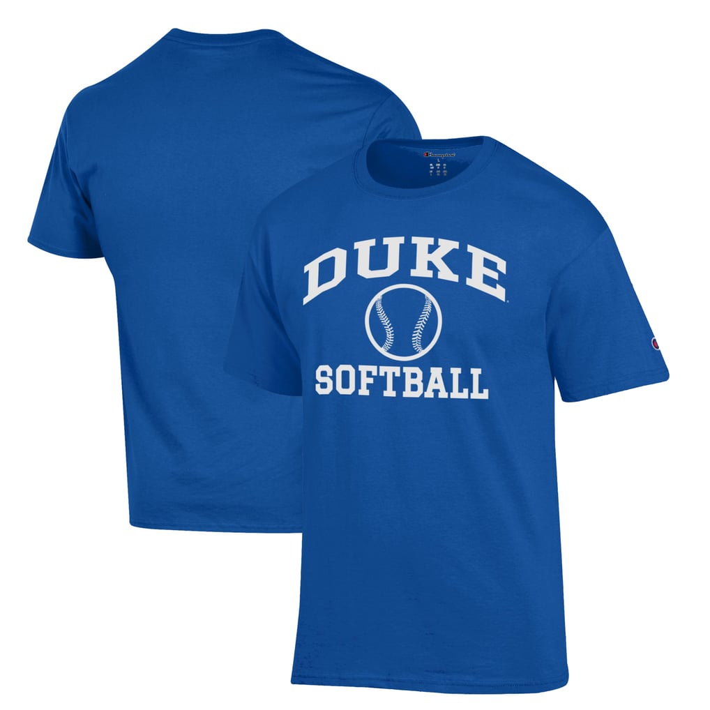  Duke Blue Devils Champion Icon Logo Softball T-Shirt - Royal
