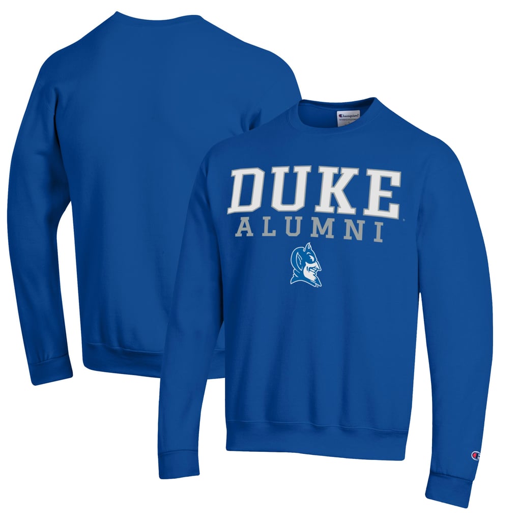  Duke Blue Devils Champion Stacked Logo Alumni Pullover Sweatshirt - Royal