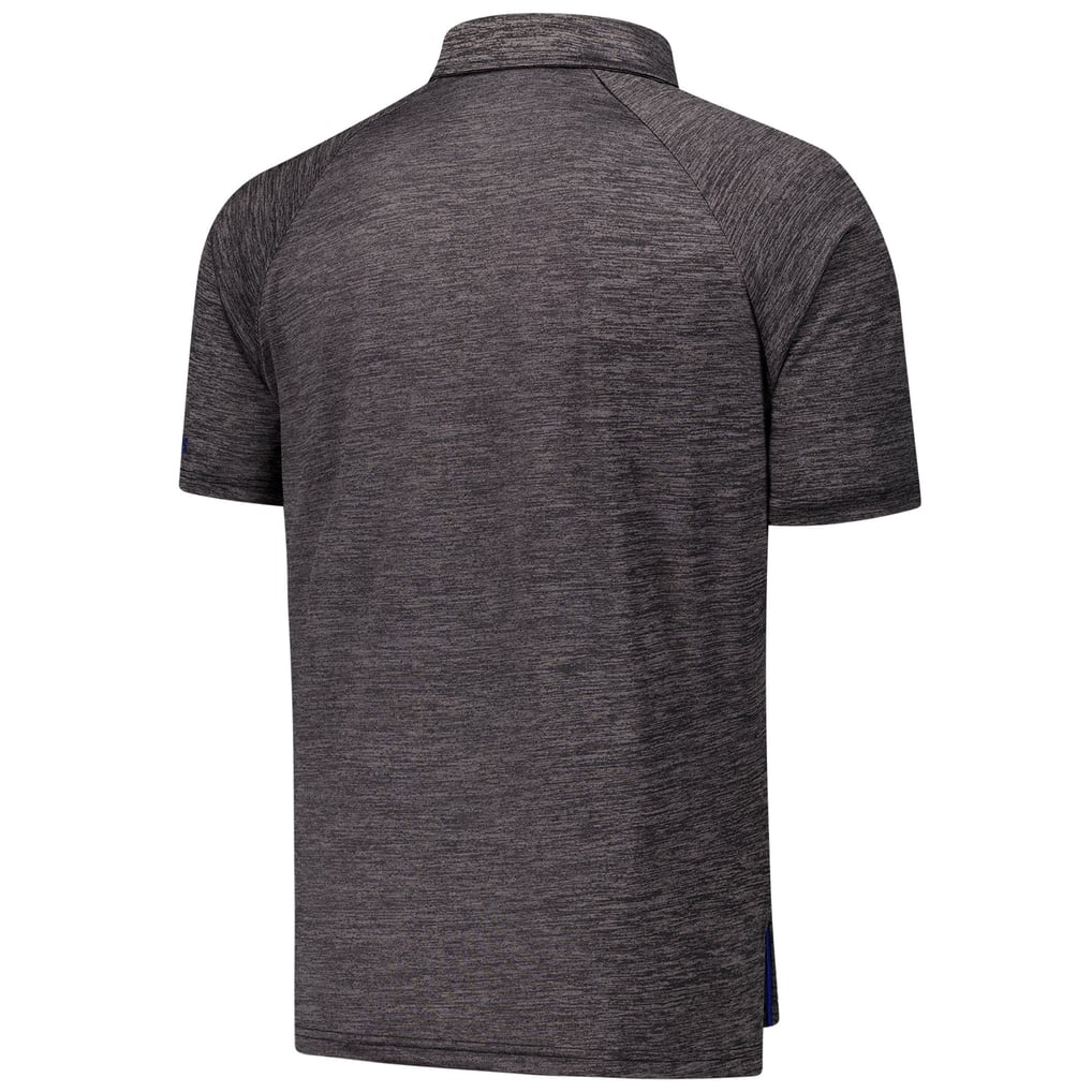 Duke Blue Devils Colosseum Down Swing Raglan Team Polo - Heather Charcoal