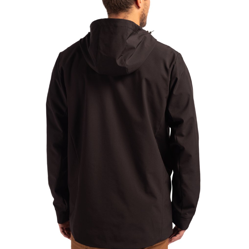  Duke Blue Devils Cutter & Buck Primary Logo Camano Everyday Stretch Water-Resistant Full-Zip Jacket - Black