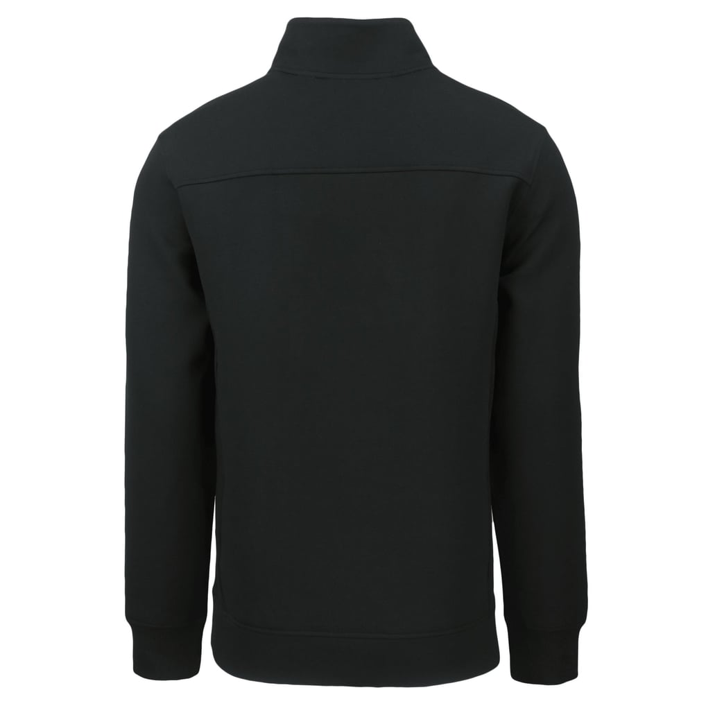  Duke Blue Devils Cutter & Buck Roam Eco Recycled Quarter-Zip Top - Black