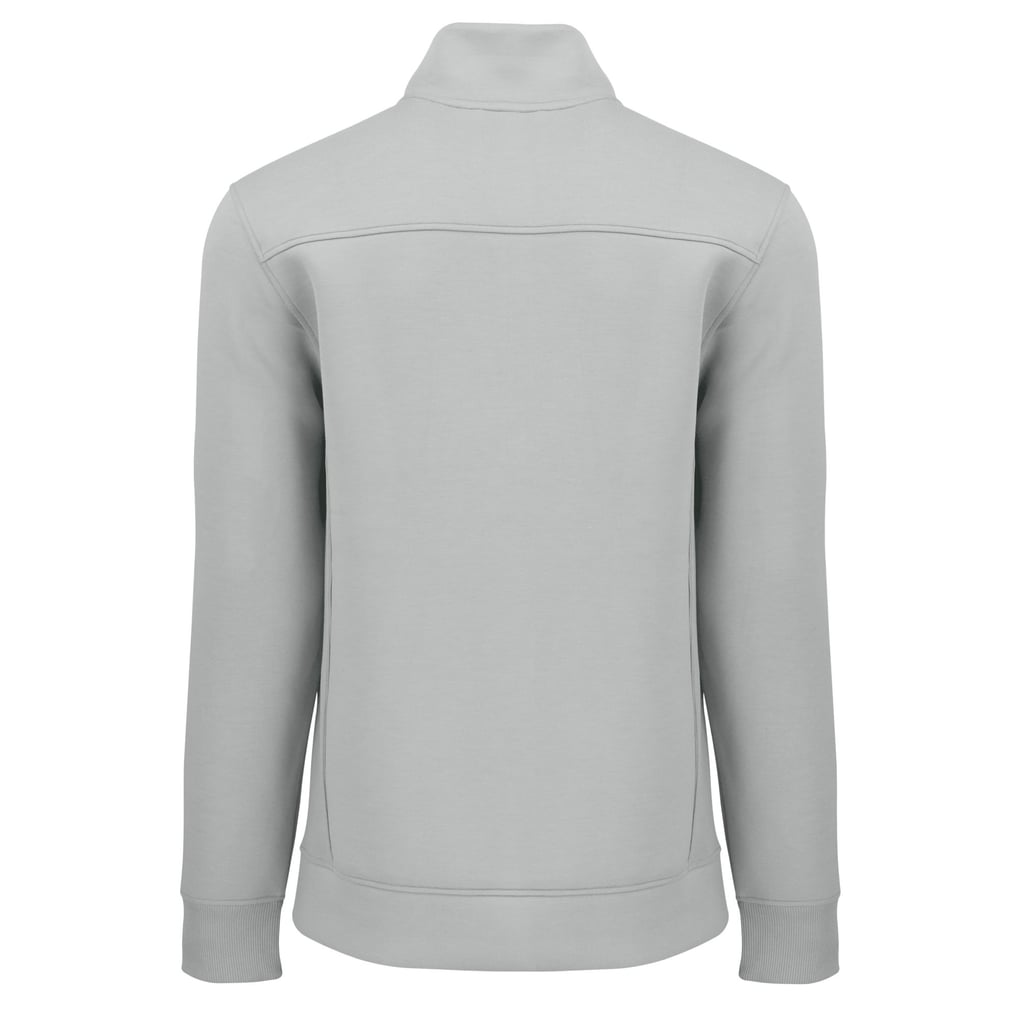  Duke Blue Devils Cutter & Buck Roam Eco Recycled Quarter-Zip Top - Gray