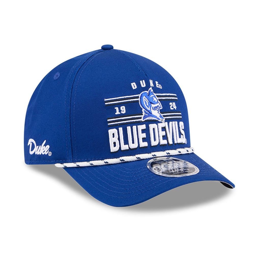  Duke Blue Devils New Era Historic March Madness 9FORTY M-Crown Adjustable Hat - Royal