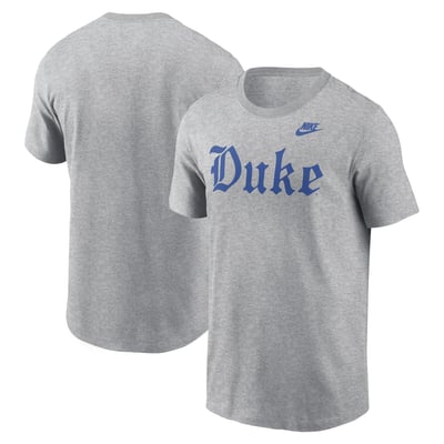 Duke Blue Devils Nike Old English T-Shirt - Gray