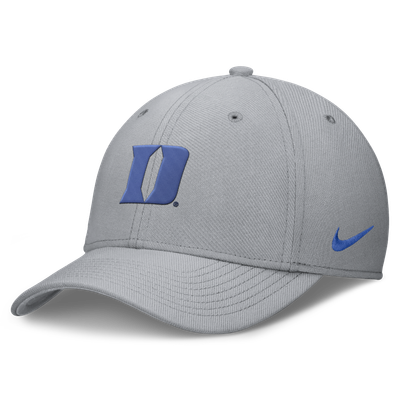 Duke Blue Devils Nike Rise SwooshFlex Dri-FIT Hat - Gray