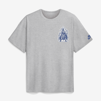 Duke Blue Devils Nike Legacy Logo Max90 T-Shirt - Heather Gray
