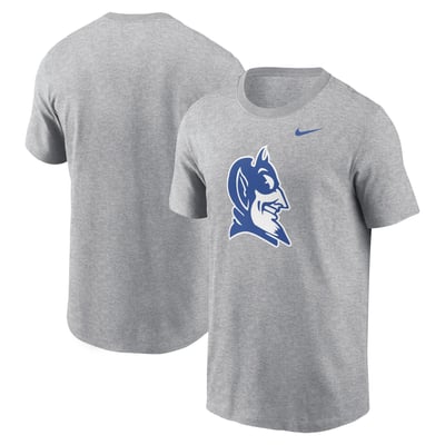 Duke Blue Devils Nike Primetime Alternate Logo T-Shirt - Heather Gray