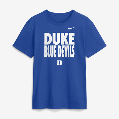 Duke Blue Devils Nike 2026 Sideline Dri-FIT Slogan T-Shirt - Royal