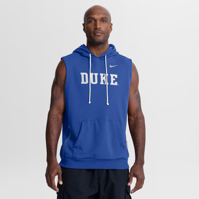  Duke Blue Devils Nike 2026 Sideline Sleeveless Dri-FIT Hoodie - Royal