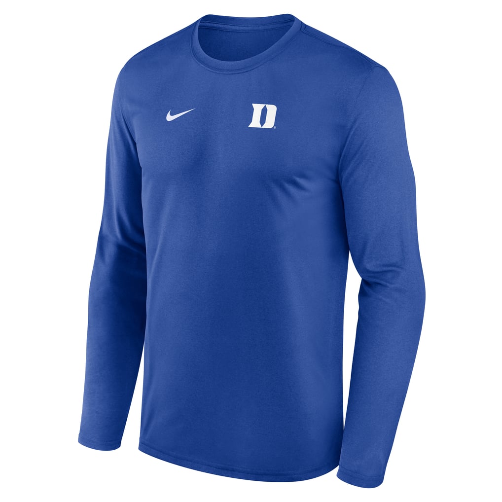 Duke Blue Devils Nike 2026 Sideline Small Logo Legend Dri-FIT Long Sleeve T-Shirt - Royal