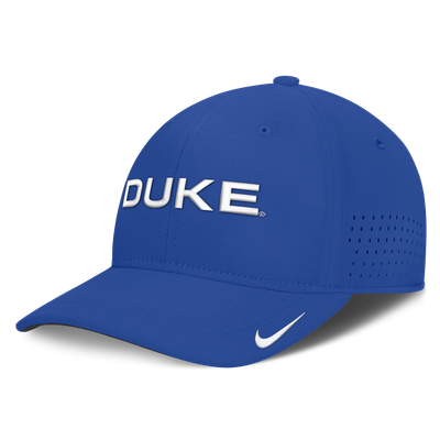 Duke Blue Devils Nike Gameday Aerobill Swooshflex Dri-FIT Hat - Royal