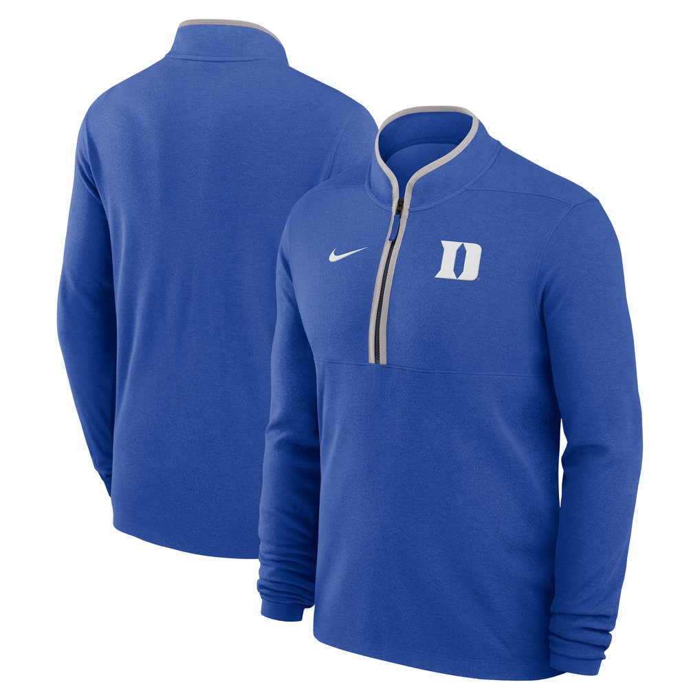 Duke Blue Devils Nike Lightweight Victory Dri-FIT Half-Zip Pullover - Royal