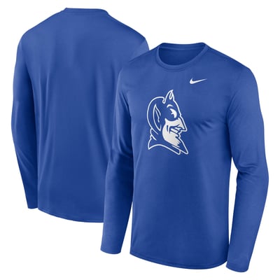 Duke Blue Devils Nike Primetime Alternate Logo Legend Performance Long Sleeve T-Shirt - Royal