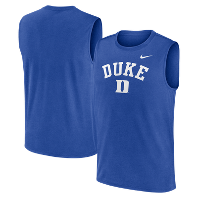 Duke Blue Devils Nike Primetime Legend Arch Dri-FIT Muscle Tank Top - Royal