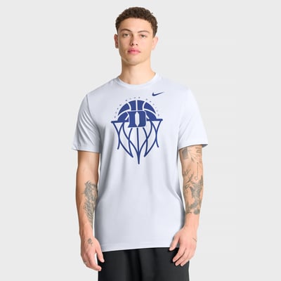 Duke Blue Devils Nike Basketball Icon Legend Dri-FIT T-Shirt- White