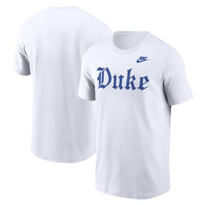 Duke Blue Devils Nike Old English T-Shirt - White