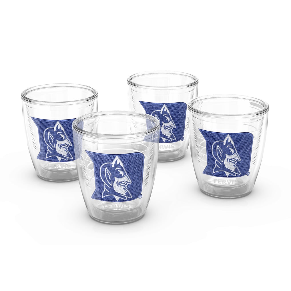 Duke Blue Devils Tervis 4-Pack 12oz. Emblem Tumbler Set