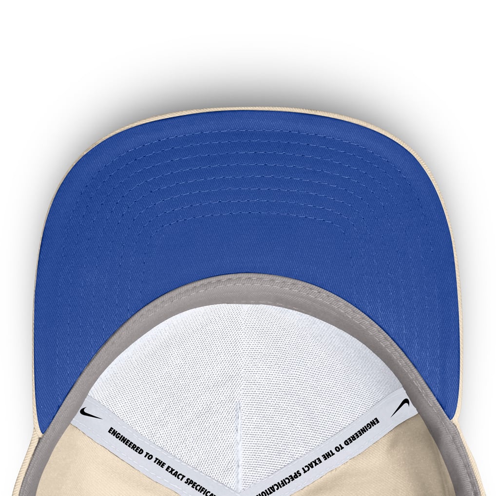  Duke Blue Devils Nike Unisex Legacy Vintage Rope Rise Adjustable Hat - Natural