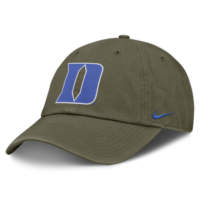  Duke Blue Devils Nike Unisex Primetime Club Adjustable Hat - Olive