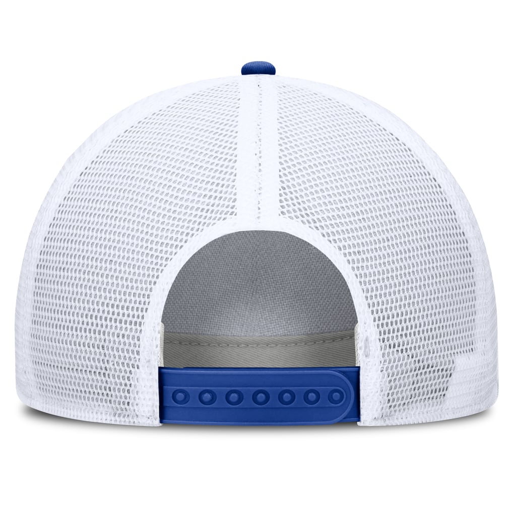  Duke Blue Devils Nike Unisex Country Club Golfin' Rise Trucker Adjustable Hat - White