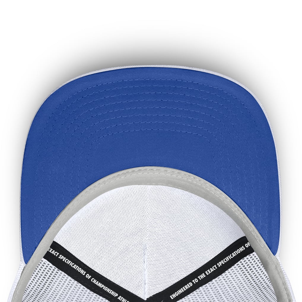  Duke Blue Devils Nike Unisex Country Club Golfin' Rise Trucker Adjustable Hat - White