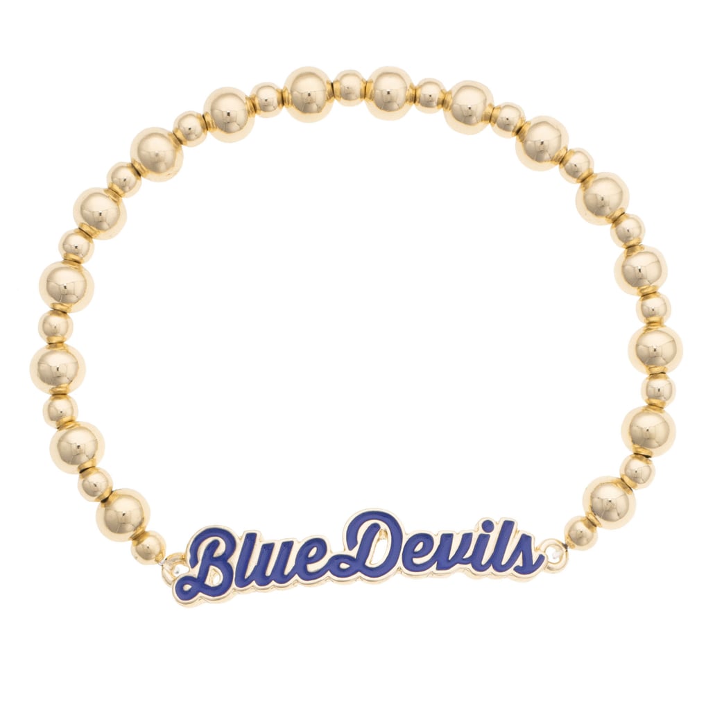 Duke Blue Devils CANVAS Style Women's Enamel Autograph Stretch Bracelet