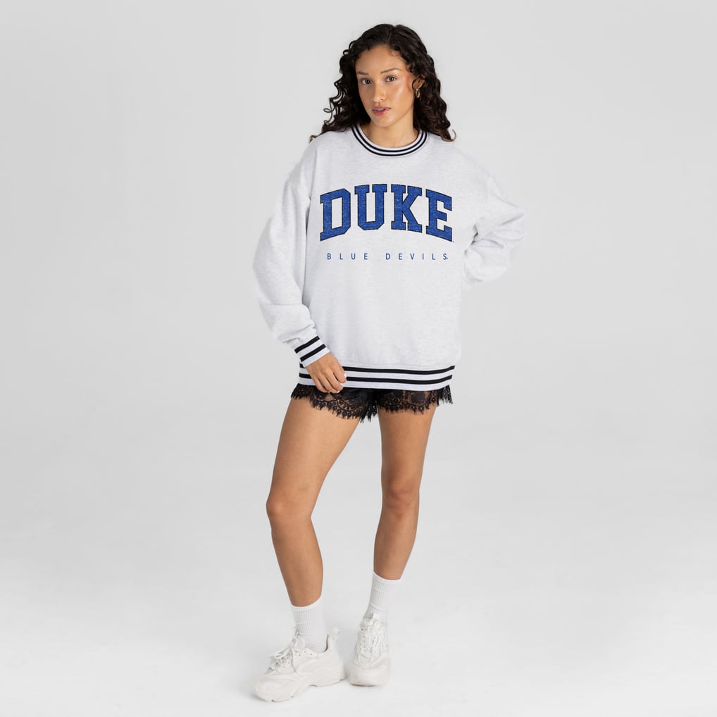 Duke Blue Devils Gameday Couture Women's Easy Energy Sweatshirt - Ash