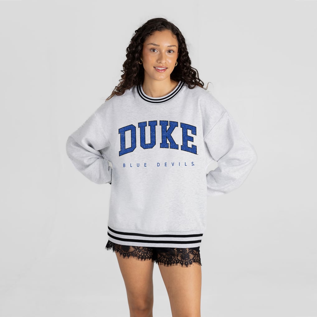 Duke Blue Devils Gameday Couture Women's Easy Energy Sweatshirt - Ash