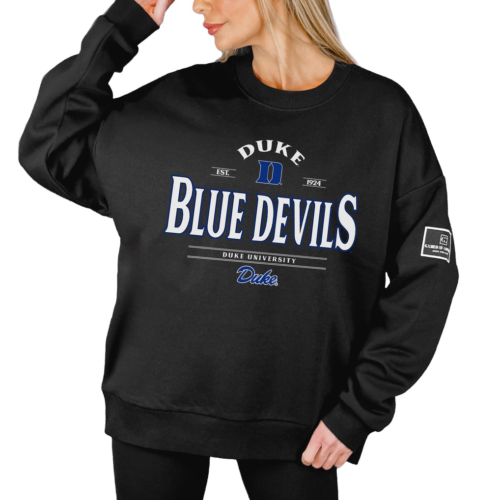 Duke Blue Devils Gameday Couture Women's Players Only Premium Pullover Sweatshirt - Black