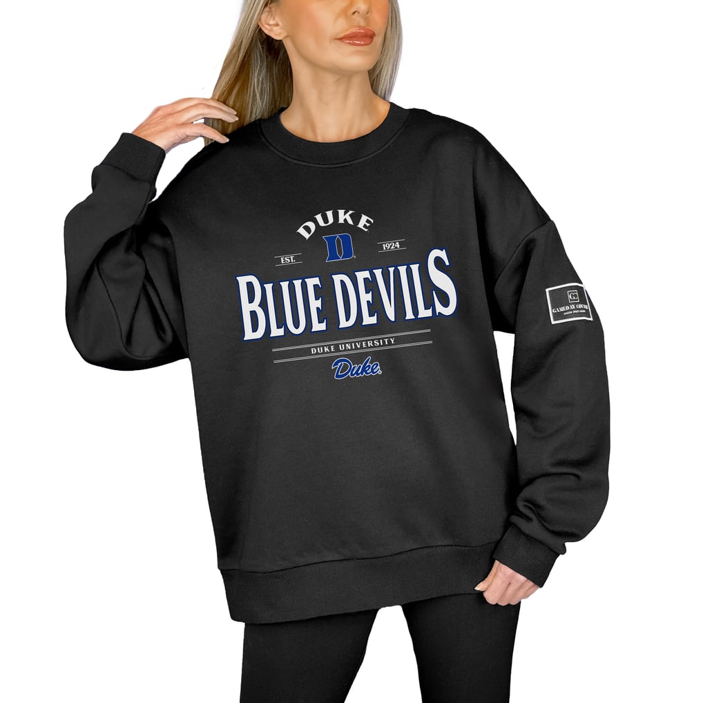 Duke Blue Devils Gameday Couture Women's Players Only Premium Pullover Sweatshirt - Black