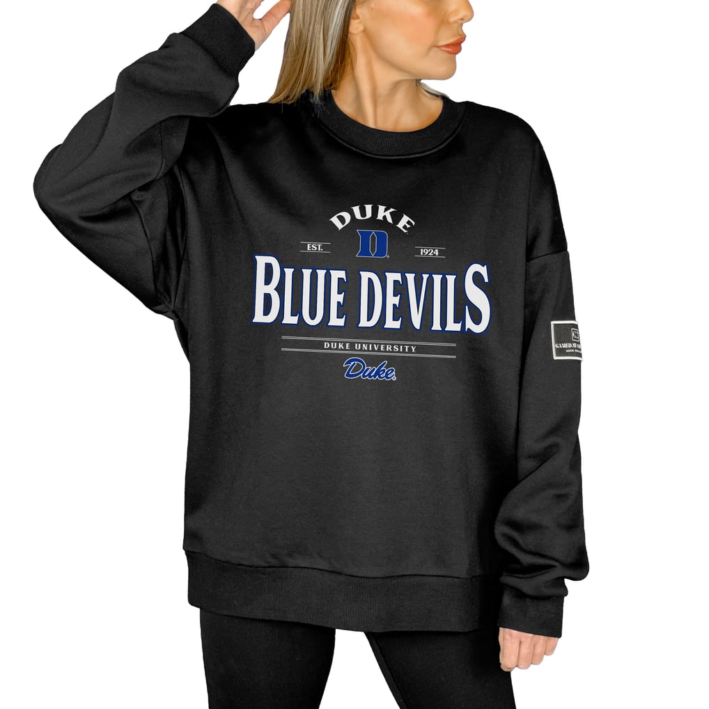 Duke Blue Devils Gameday Couture Women's Players Only Premium Pullover Sweatshirt - Black
