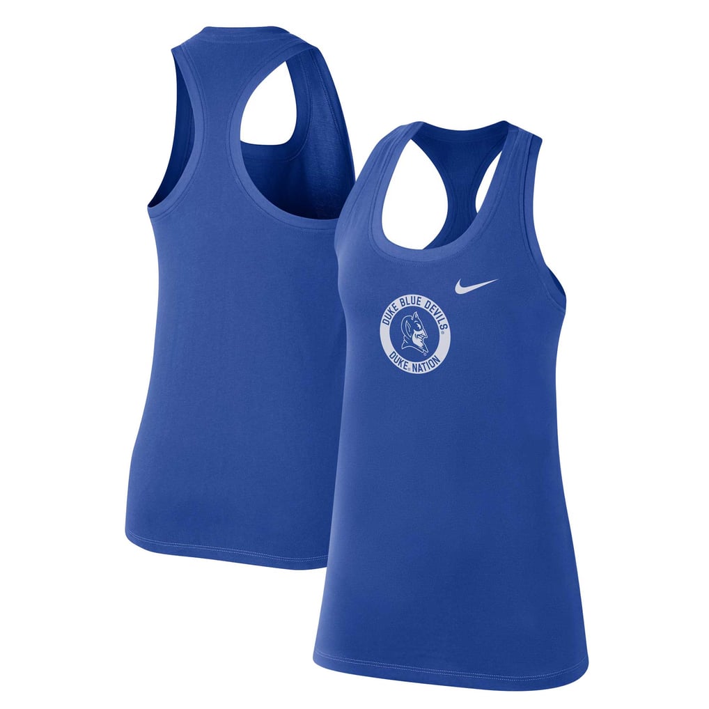Duke Blue Devils Nike Women's Modern Circle Racerback Tank Top - Royal