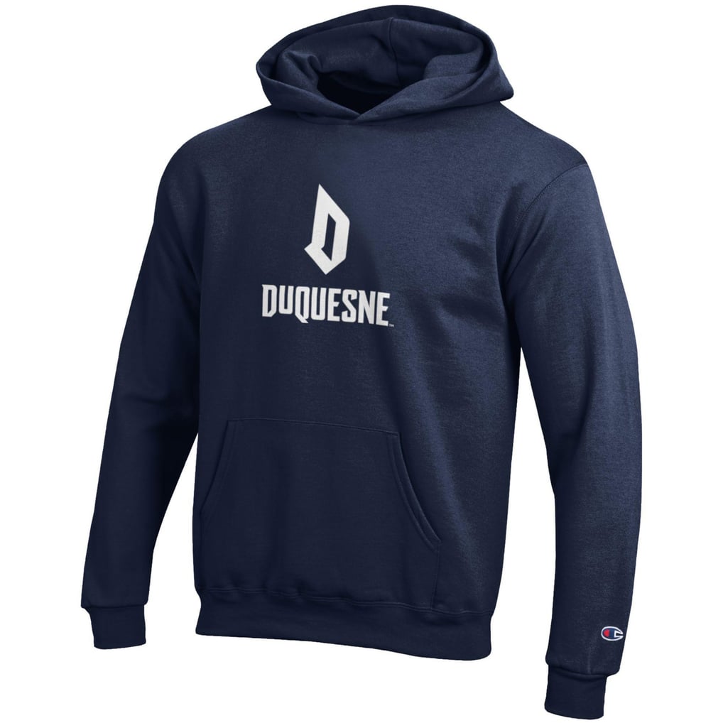 Duquesne Dukes Champion Youth Eco Powerblend Pullover Hoodie - Navy