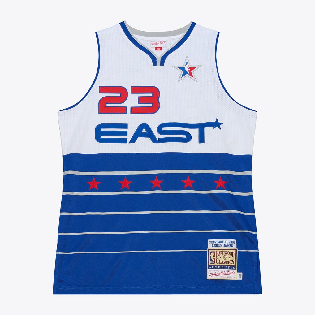 LeBron James 2006 NBA All-Star Game Mitchell & Ness Authentic Jersey - White/Blue