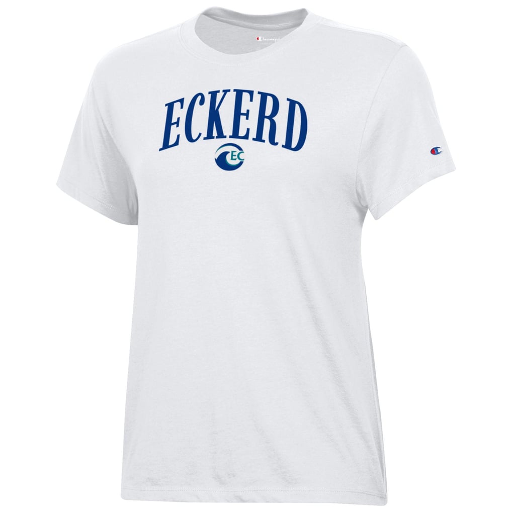  Eckerd Tritons Champion Women's Core T-Shirt - White
