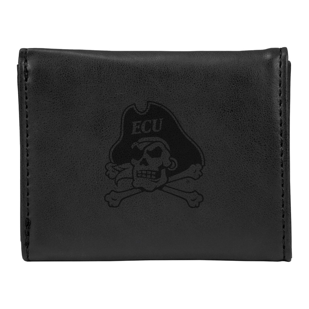 ECU Pirates Trifold Wallet - Black