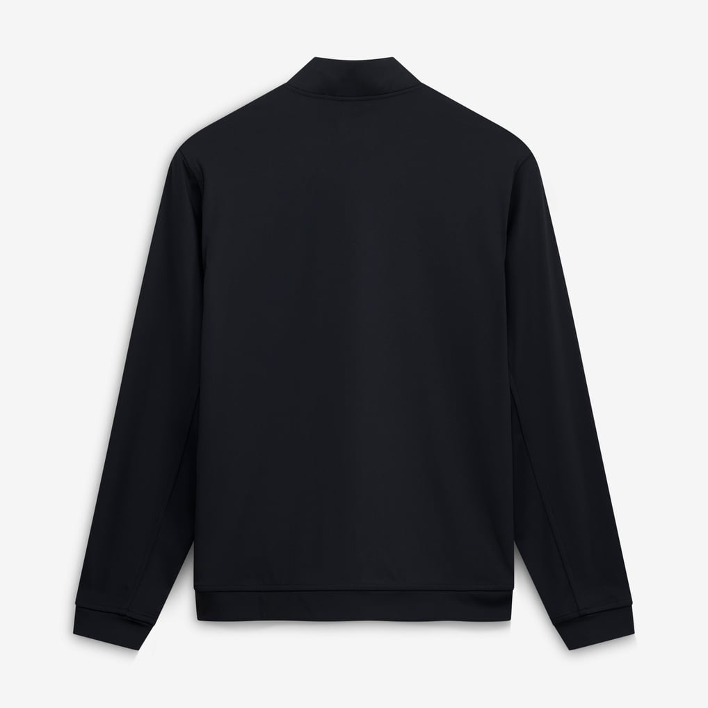  ECU Pirates adidas Elevated Tri-Blend Quarter-Zip Pullover - Black