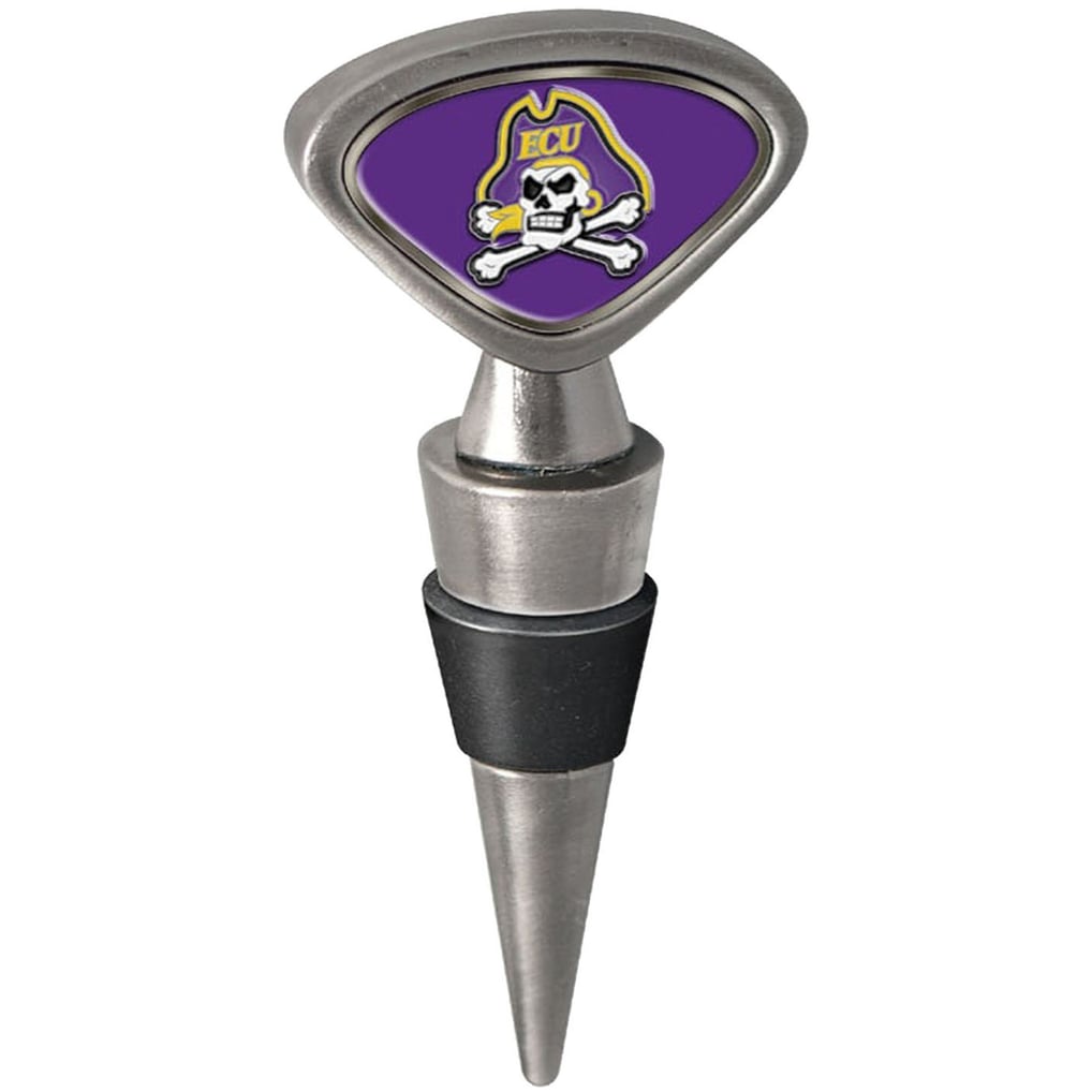 ECU Pirates Wine Stopper - Silver