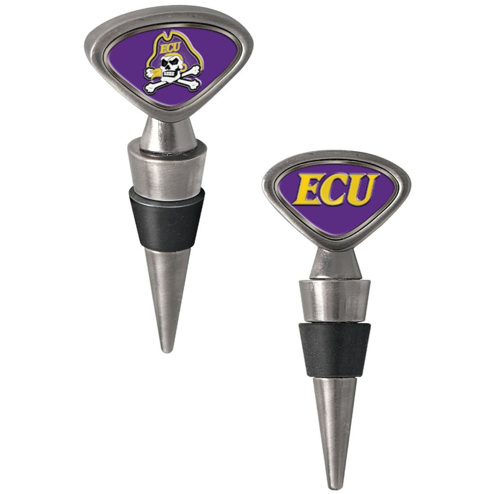 ECU Pirates Wine Stopper - Silver