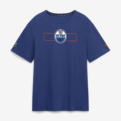 Edmonton Oilers Fanatics Authentic Pro Primary Logo T-Shirt - Royal