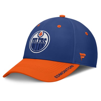 Edmonton Oilers Fanatics Authentic Pro Rink Stretch Hat - Royal