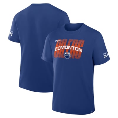 Edmonton Oilers Fanatics Team Vision Legacy T-Shirt - Royal